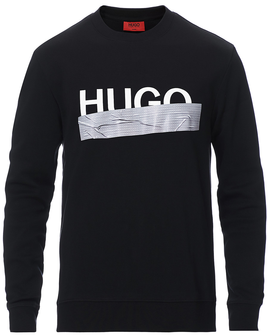 Herr | Tröjor | HUGO | Dicago Logo Crew Neck Sweatshirt Black