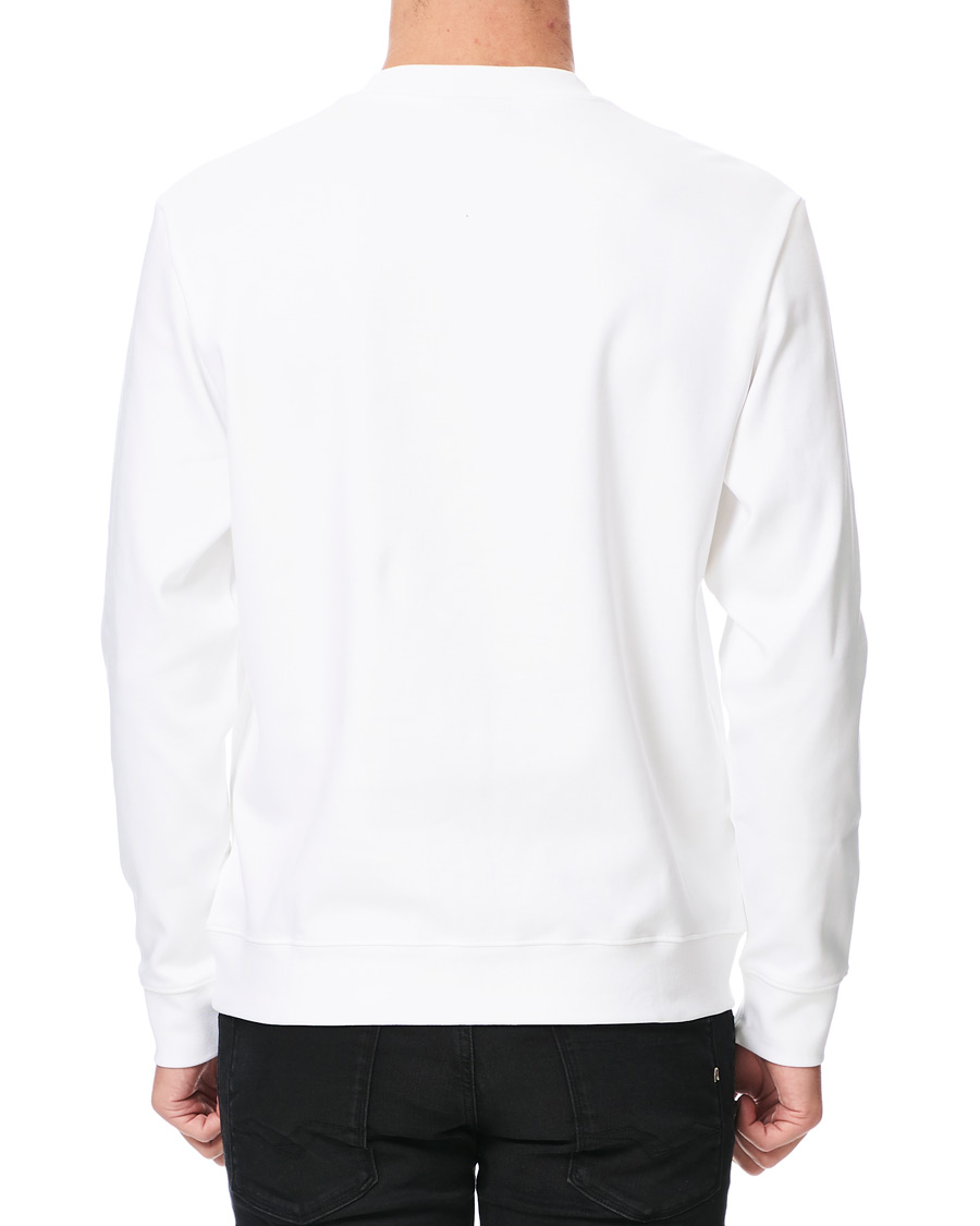 Herr | Tröjor | HUGO | Dicago Logo Crew Neck Sweatshirt White
