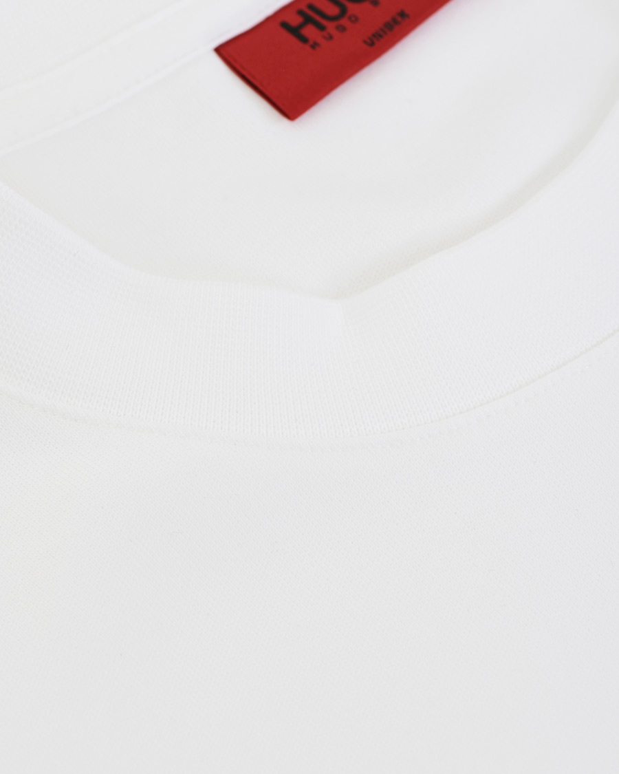 Herr | Tröjor | HUGO | Dicago Logo Crew Neck Sweatshirt White