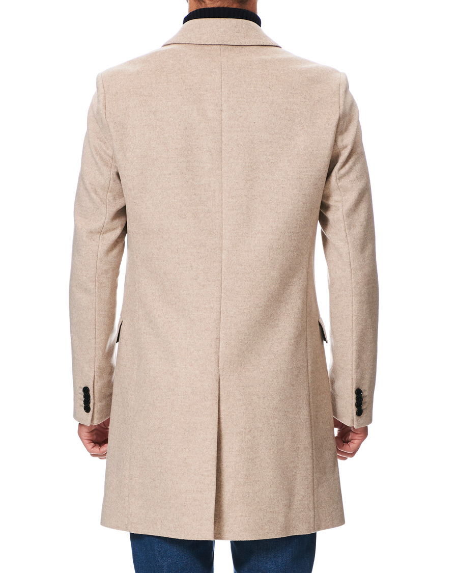 Herr | Jackor | HUGO | Migor Wool Coat Light Beige
