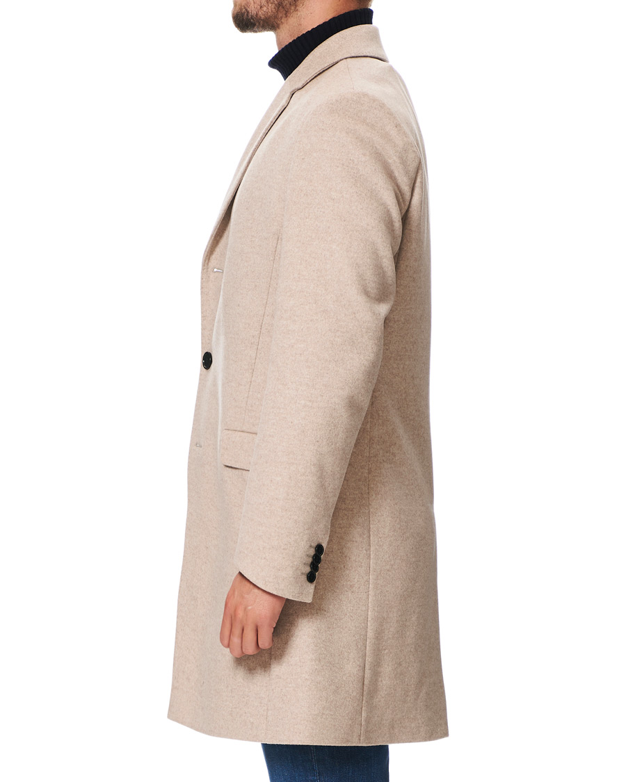 Herr | Jackor | HUGO | Migor Wool Coat Light Beige