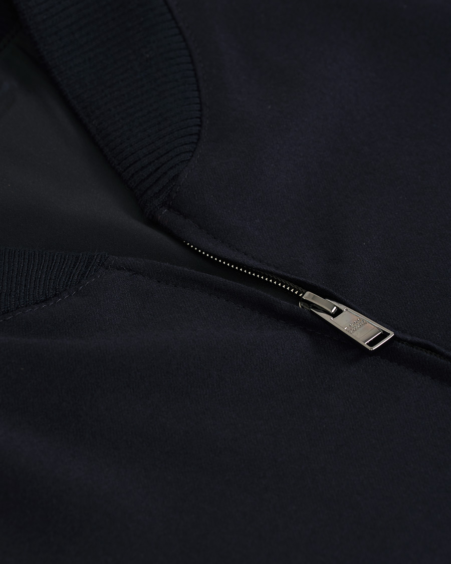 Herr | Jackor | BOSS BLACK | BOSS Nolwin Flannel Bomber Jacket Dark Blue