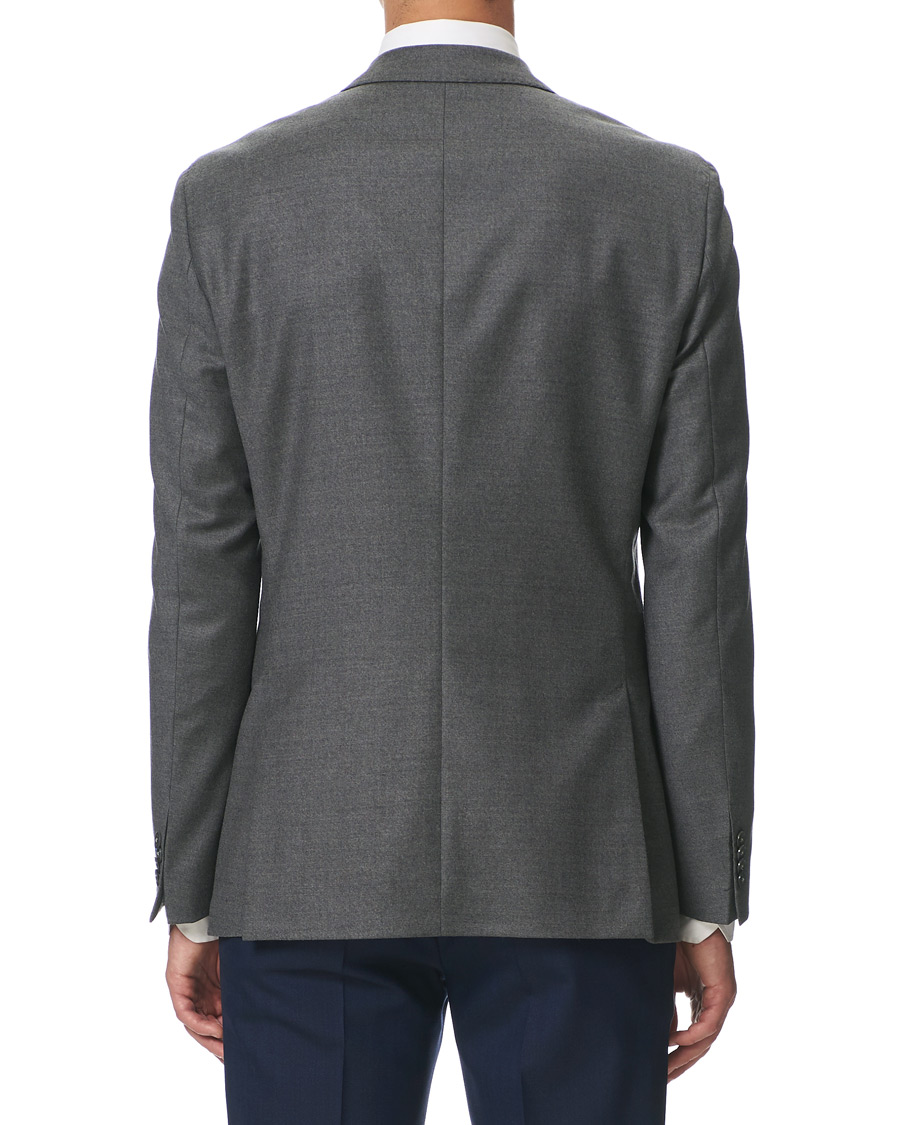 Herr | Kavajer | BOSS BLACK | BOSS Hartley Flannel Blazer Dark Grey