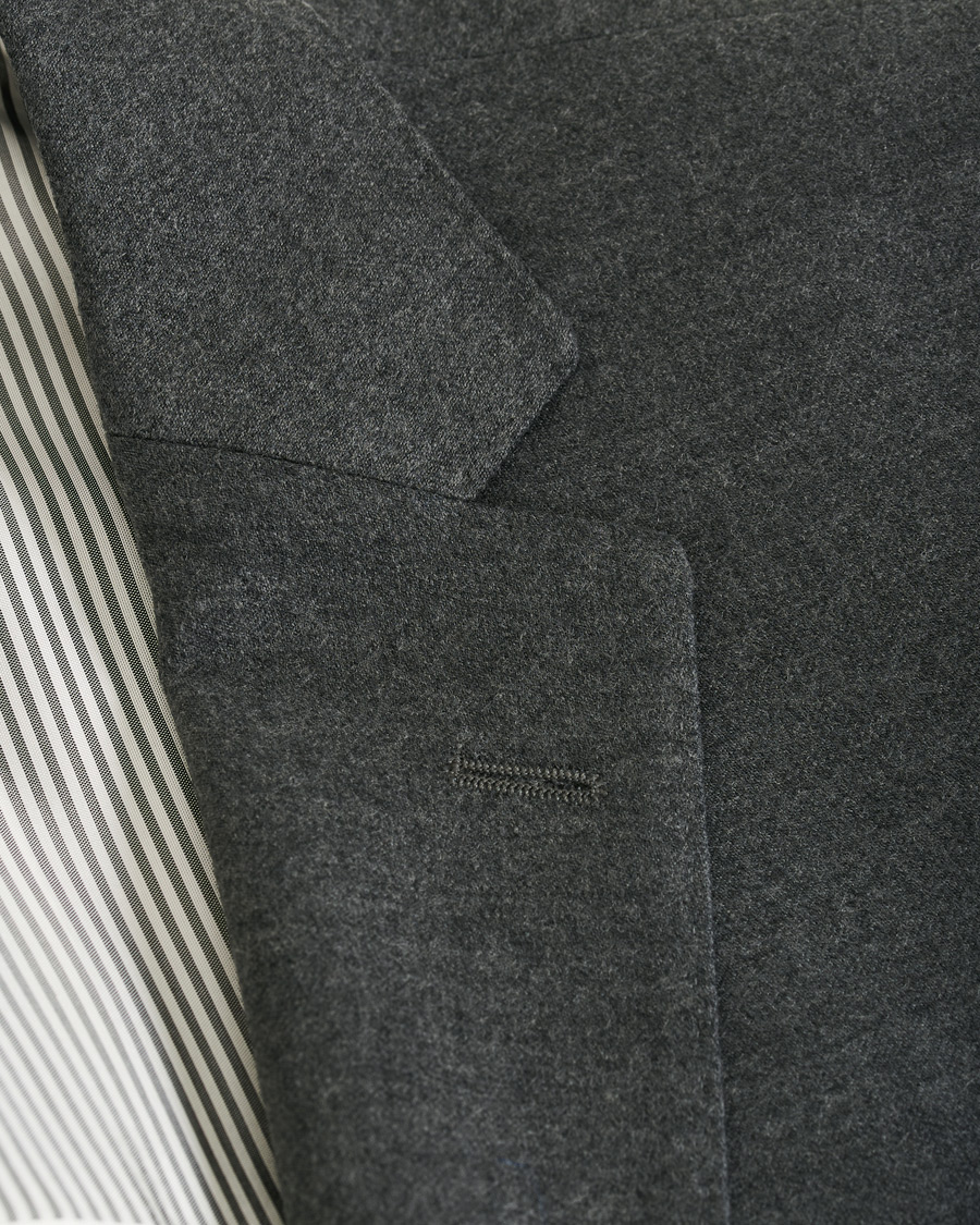 Herr | Kavajer | BOSS BLACK | BOSS Hartley Flannel Blazer Dark Grey
