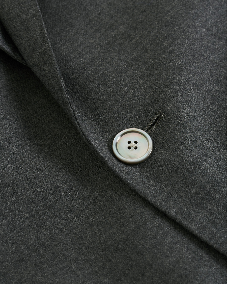Herr | Kavajer | BOSS BLACK | BOSS Hartley Flannel Blazer Dark Grey