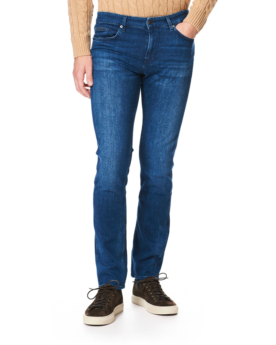 Herr | Jeans | BOSS BLACK | BOSS Delaware Slim Fit Stretch Jeans Medium Blue