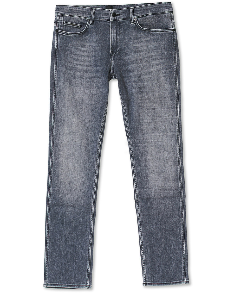Herr | Jeans | BOSS BLACK | BOSS Delaware Slim Fit Stretch Jeans Medium Grey