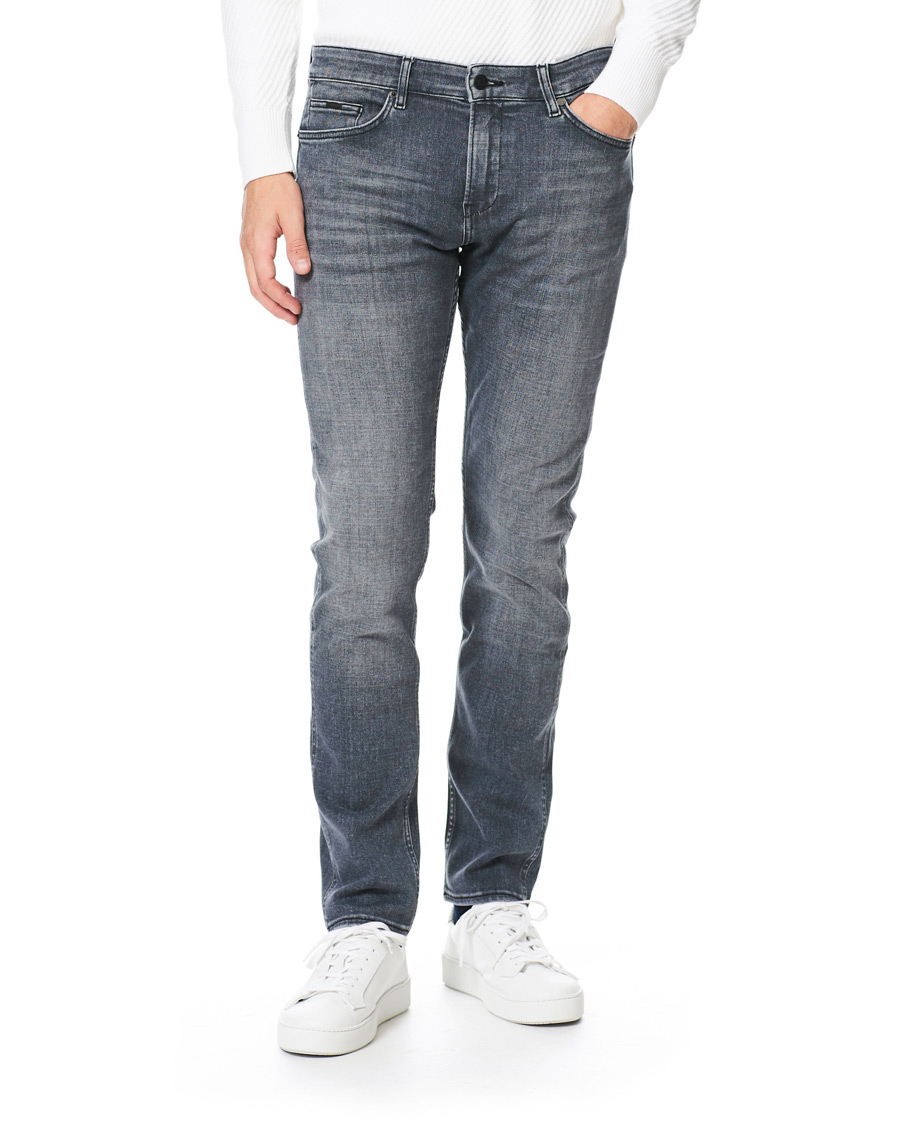 Herr | Jeans | BOSS BLACK | BOSS Delaware Slim Fit Stretch Jeans Medium Grey