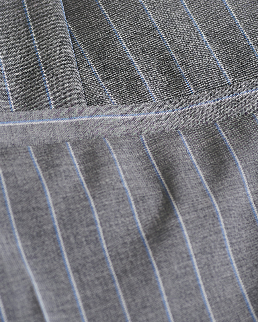 Herr | Byxor | HUGO | Falko Striped Turn Up Cargo Pants Silver