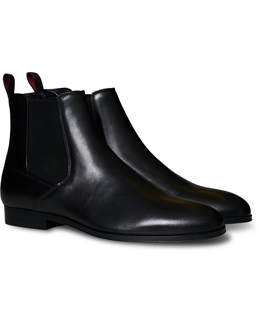 Herr | HUGO Boheme Chelsea Boot Black Leather | HUGO | Boheme Chelsea Boot Black Leather