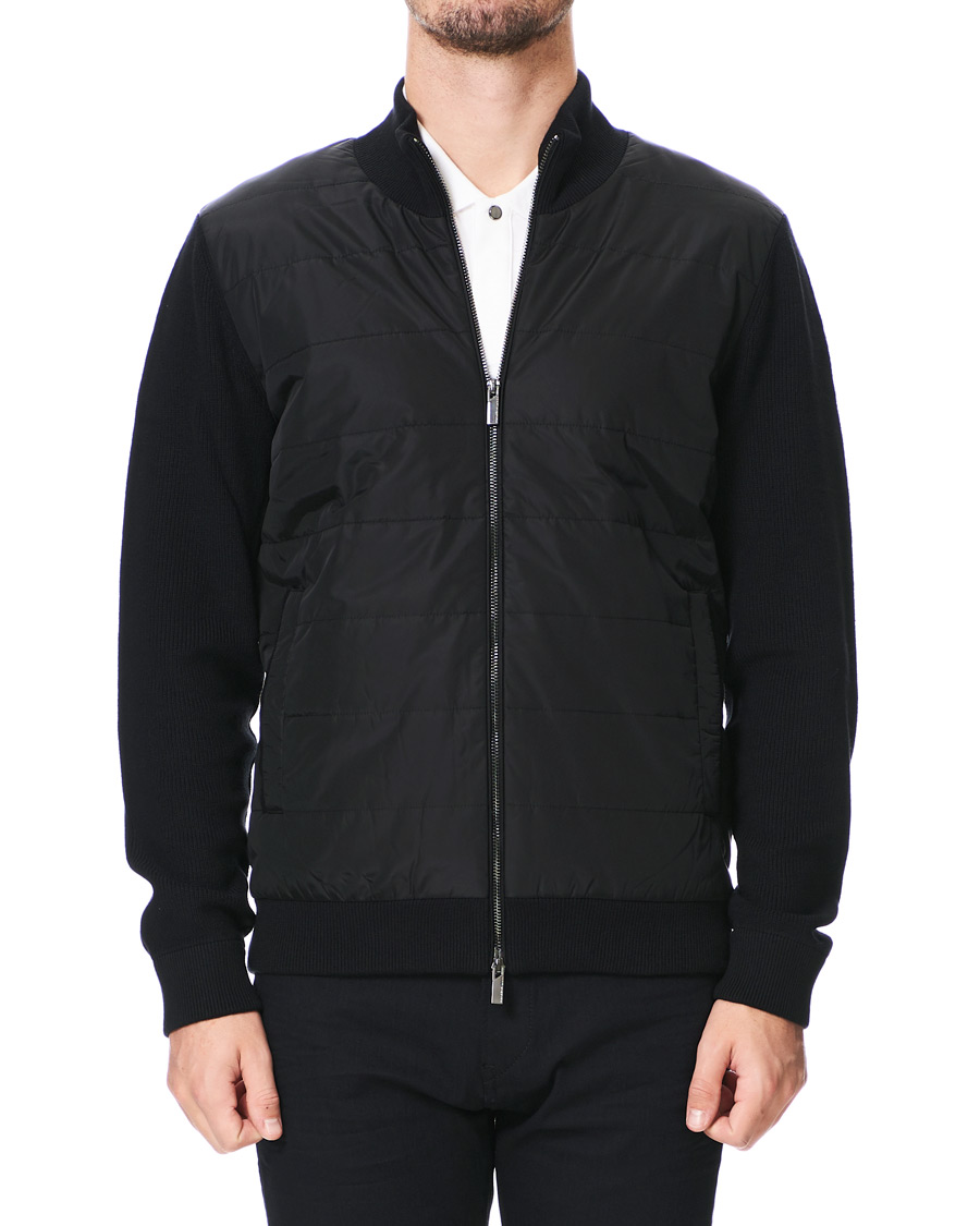 Herr | Tröjor | BOSS BLACK | BOSS Porsche Capsule Mandor Hybrid Full Zip Black