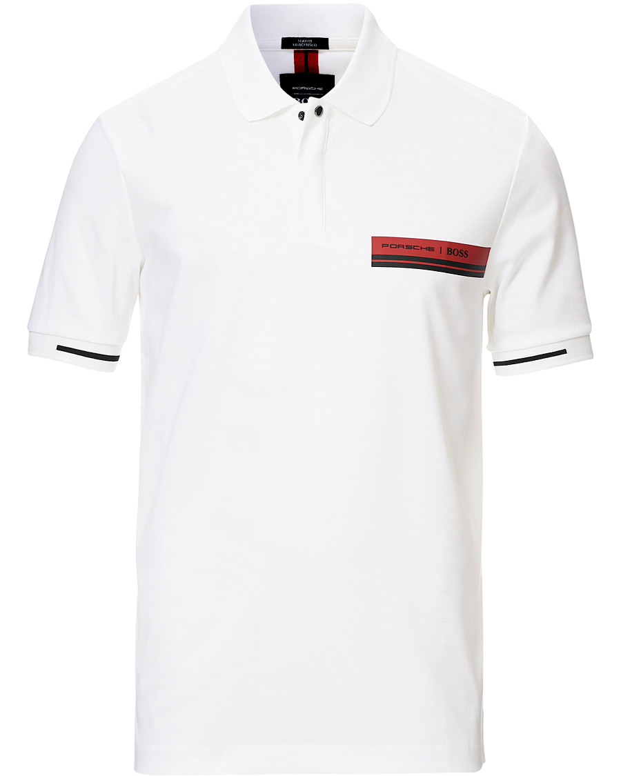 Herr | Pikéer | BOSS BLACK | BOSS Porsche Capsule Phillipson Polo White