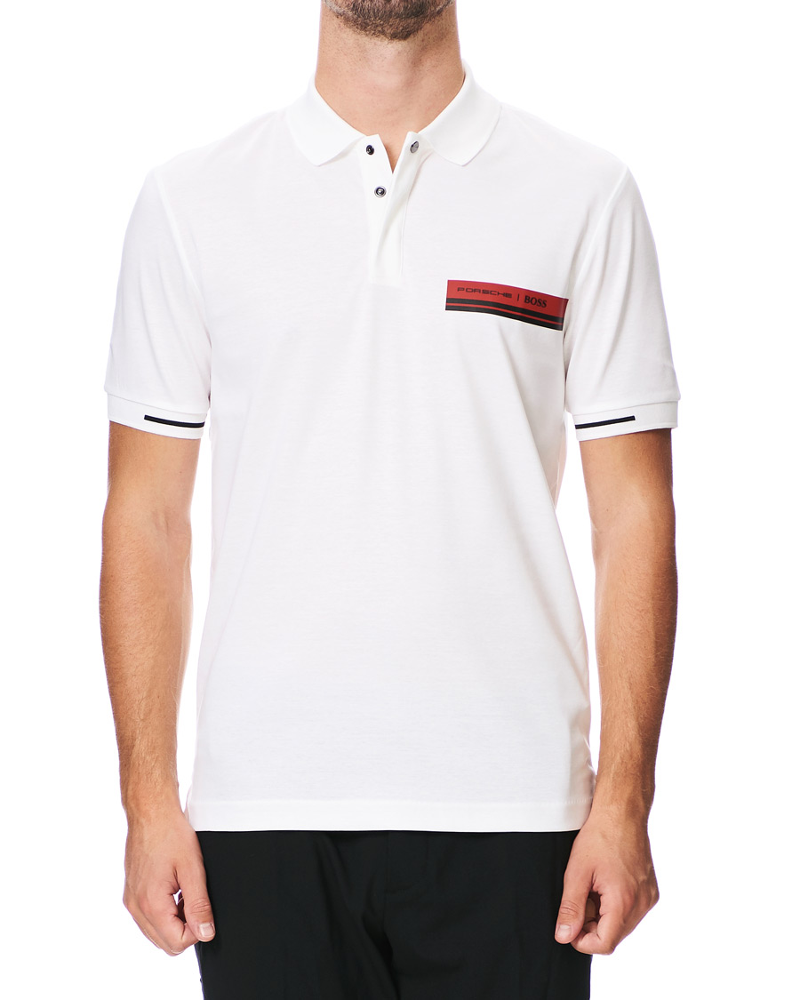 Herr | Pikéer | BOSS BLACK | BOSS Porsche Capsule Phillipson Polo White
