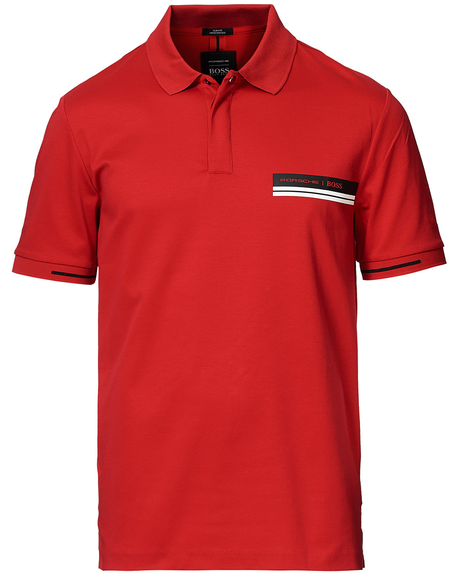 Herr | Pikéer | BOSS BLACK | BOSS Porsche Capsule Phillipson Polo Open Red