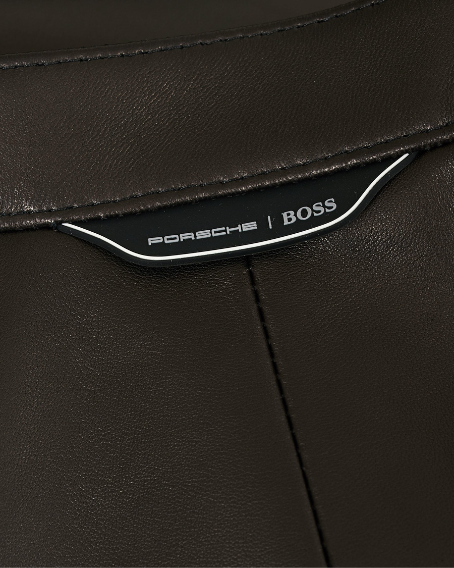 Herr | Jackor | BOSS BLACK | BOSS Porsche Capsule Noptem Leather Jacket Black