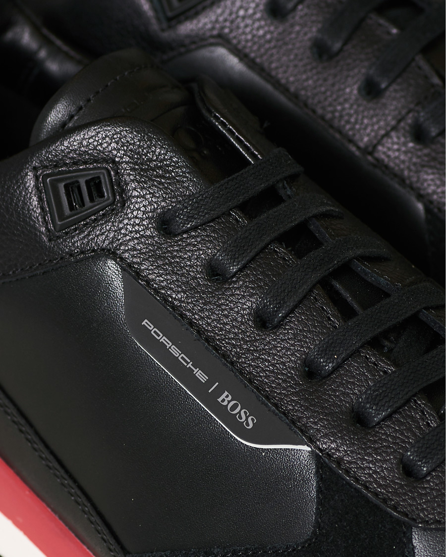 Herr | BOSS Porsche Capsule Element Sneaker Black | BOSS BLACK | BOSS Porsche Capsule Element Sneaker Black