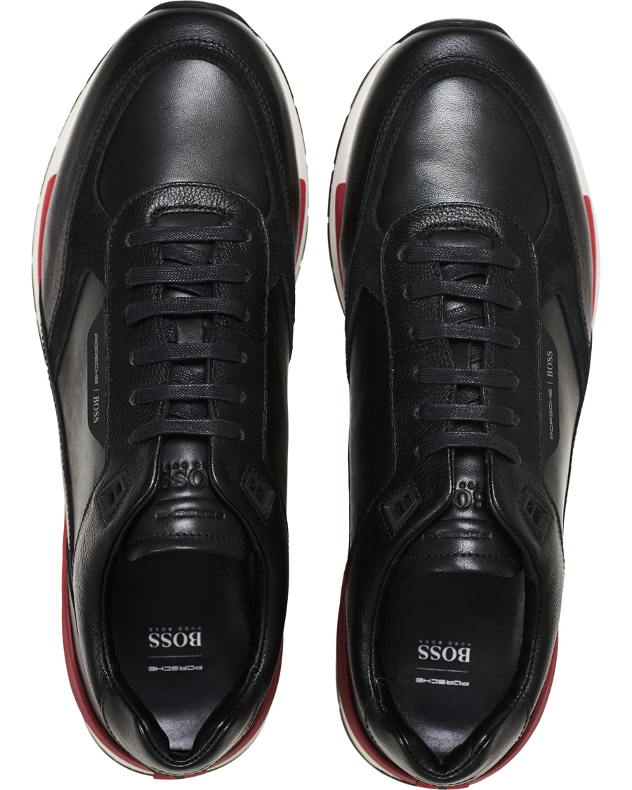 Herr | BOSS Porsche Capsule Element Sneaker Black | BOSS BLACK | BOSS Porsche Capsule Element Sneaker Black