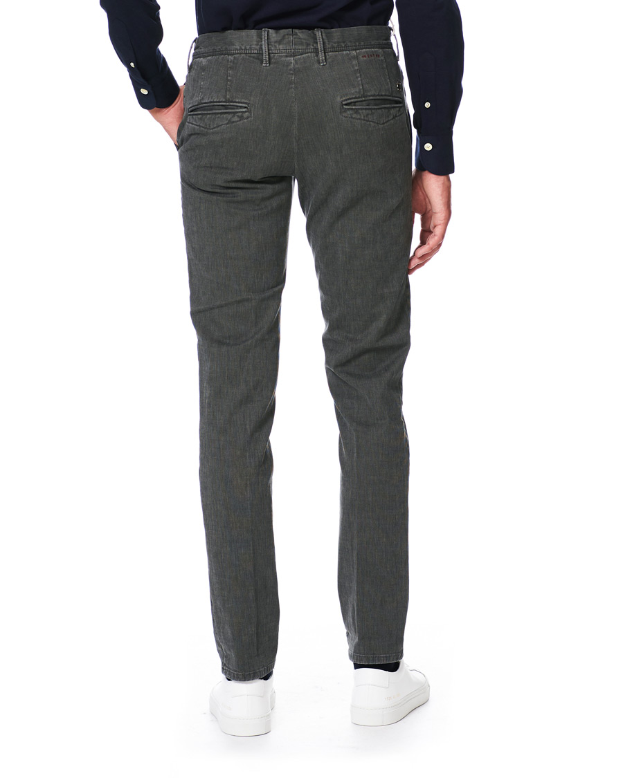 Herr | Byxor | Incotex | Slim Fit Cotton Stretch Chinos Light Grey