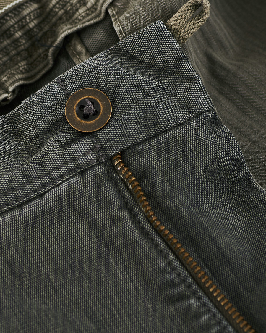 Herr | Byxor | Incotex | Slim Fit Cotton Stretch Chinos Light Grey