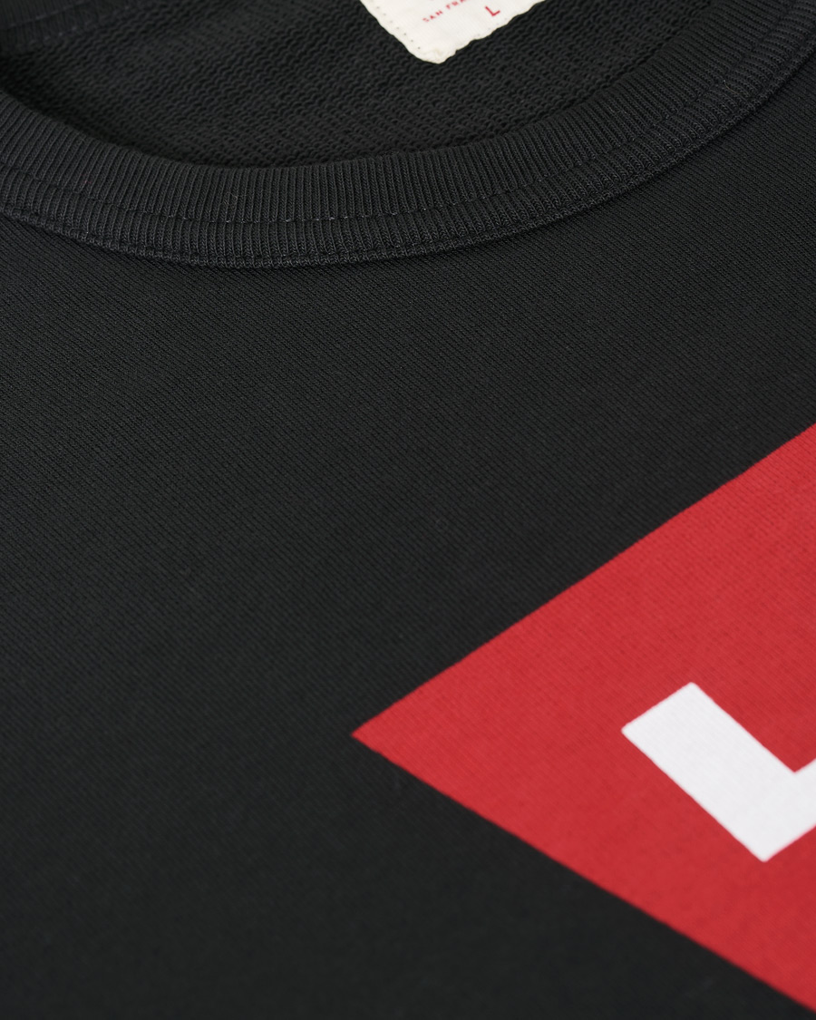 Herr | Tröjor | Levi's | Batwing Crew Neck Sweatshirt Jet Black