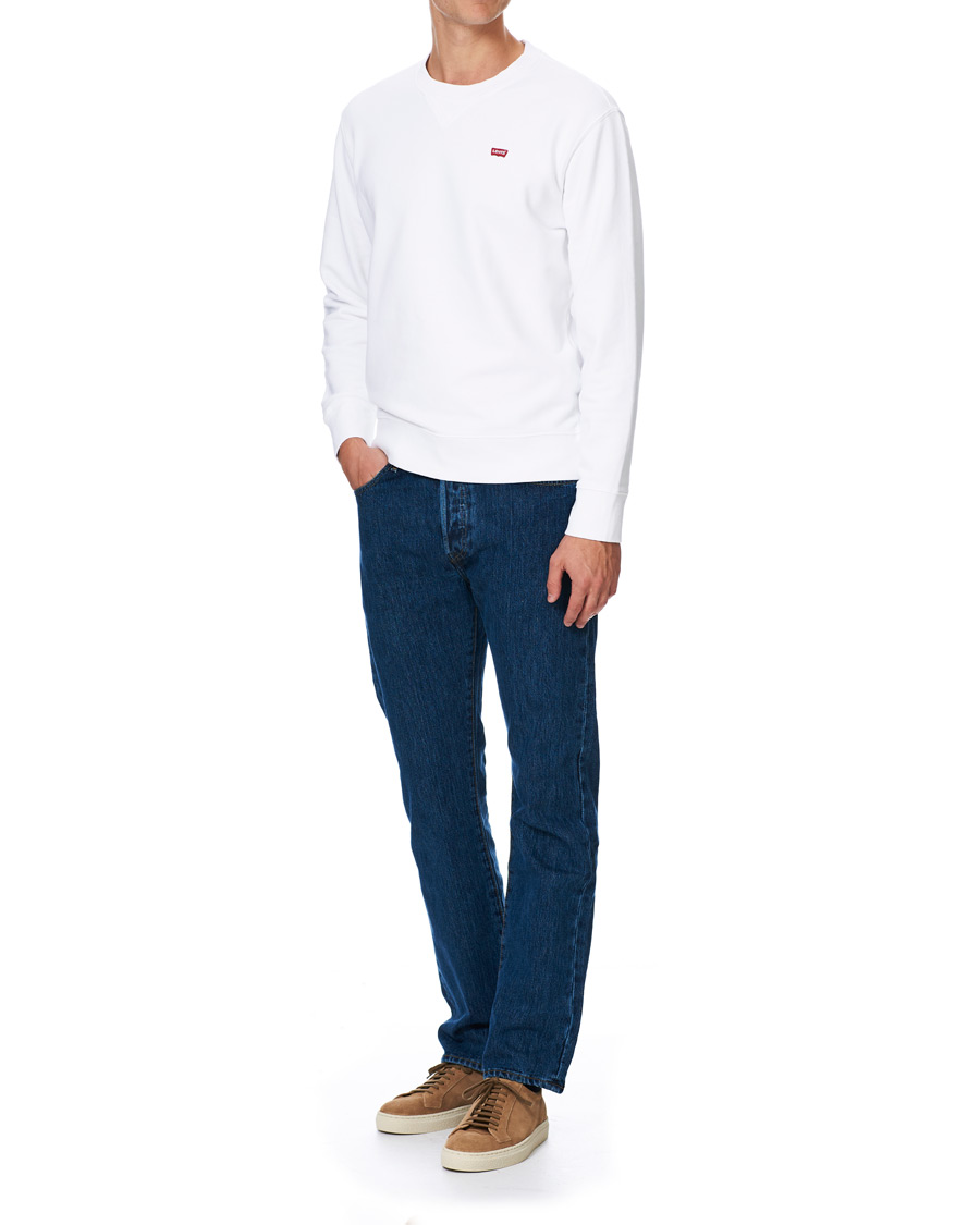 Herr | Tröjor | Levi's | Original Crew Neck Sweatshirt White