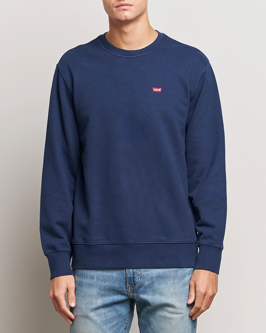 Herr | American Heritage | Levi's | Original Crew Neck Sweatshirt Dress Blues