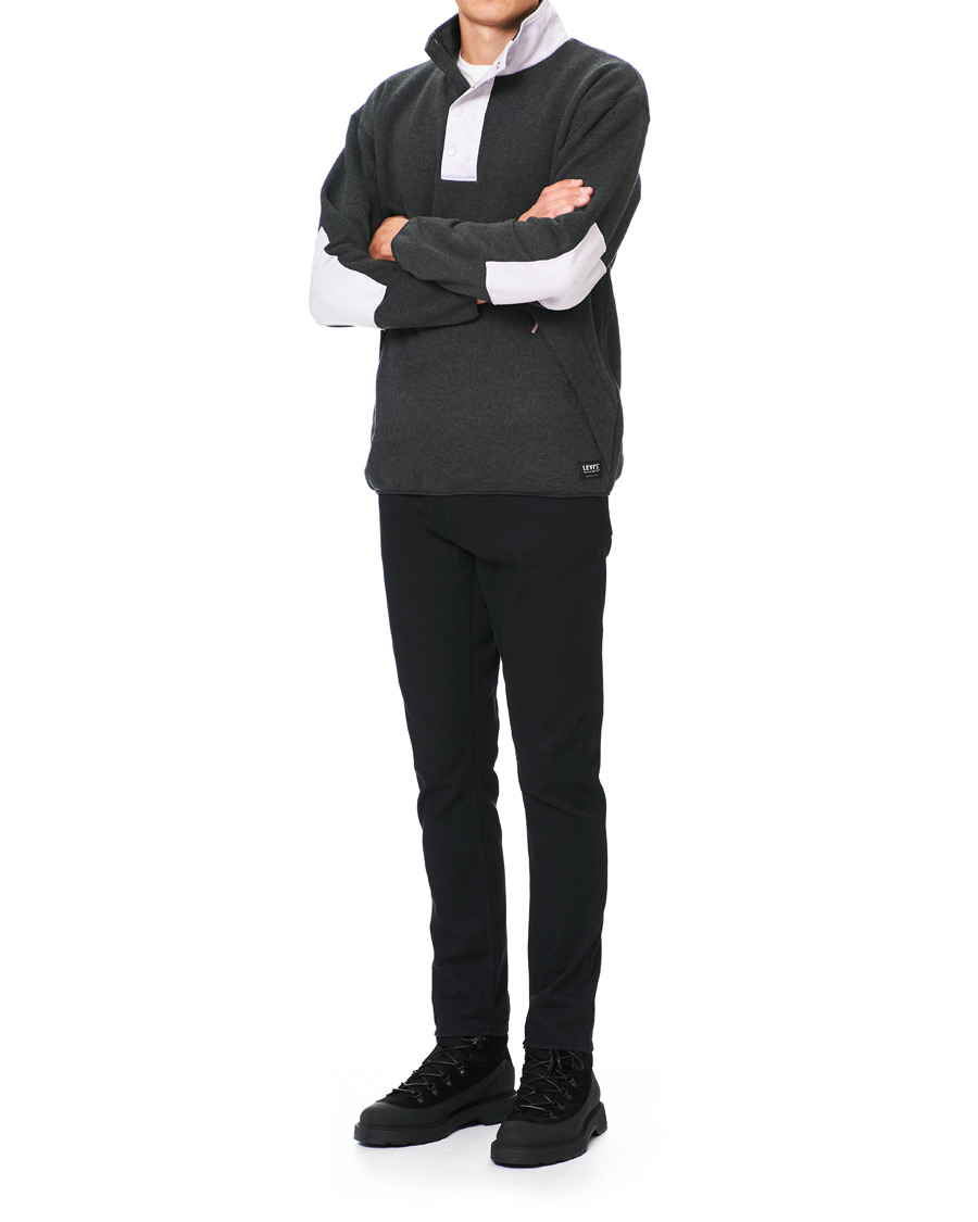Herr | Tröjor | Levi's Made & Crafted | Alpine Mock Fleece Stretch Limo