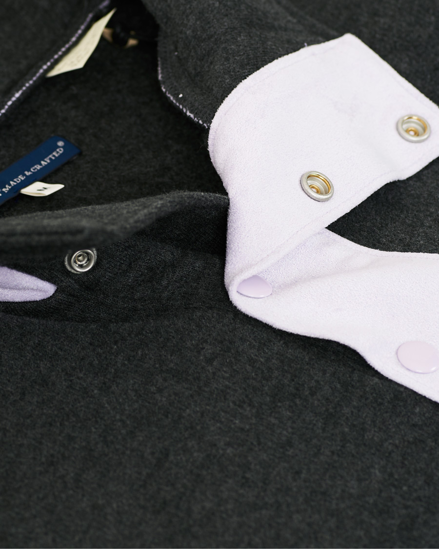 Herr | Tröjor | Levi's Made & Crafted | Alpine Mock Fleece Stretch Limo
