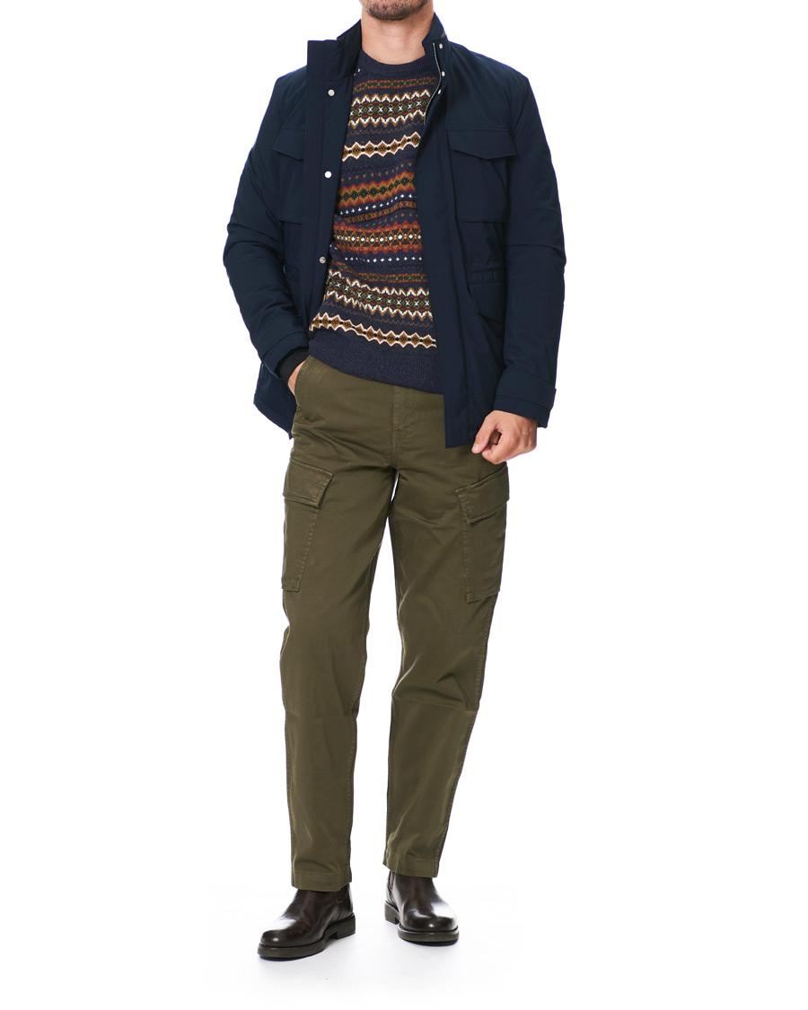 Herr | Byxor | Levi's | Taper Cargo II Bunker Olive