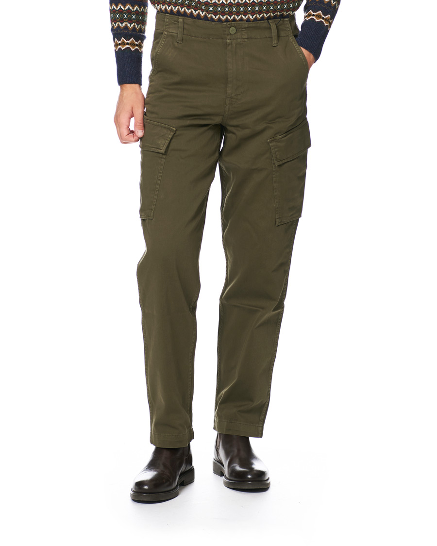 Herr | Byxor | Levi's | Taper Cargo II Bunker Olive