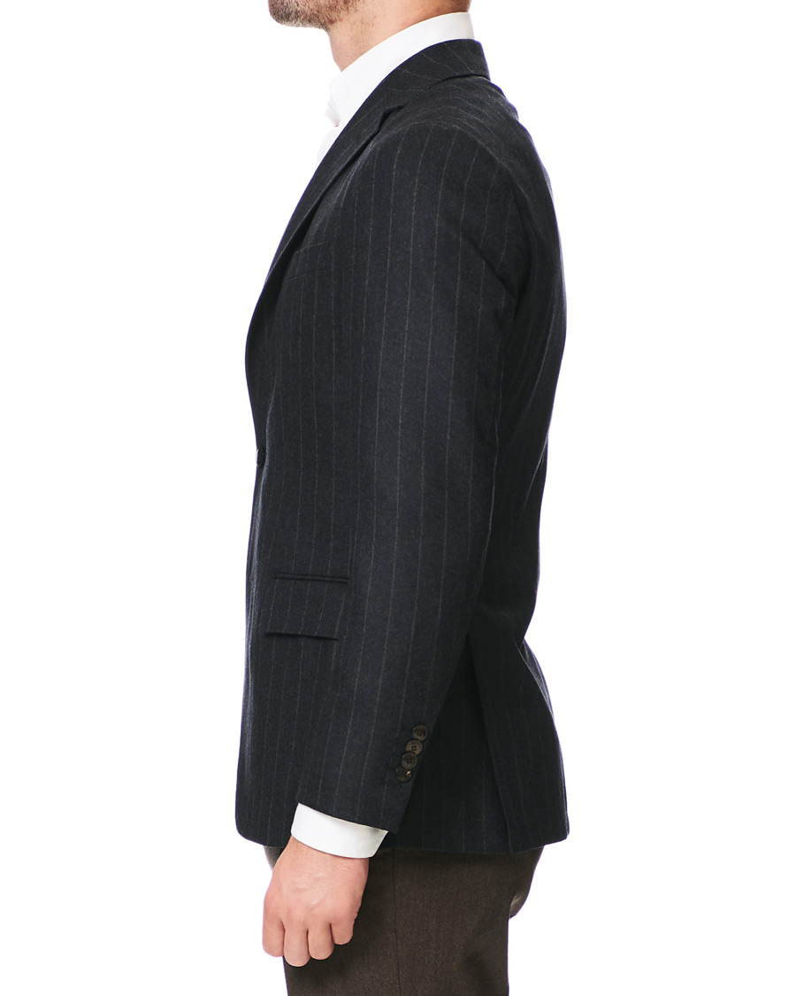 Herr | Kavajer | Morris Heritage | Frank Pinstripe Suit Jacket Grey