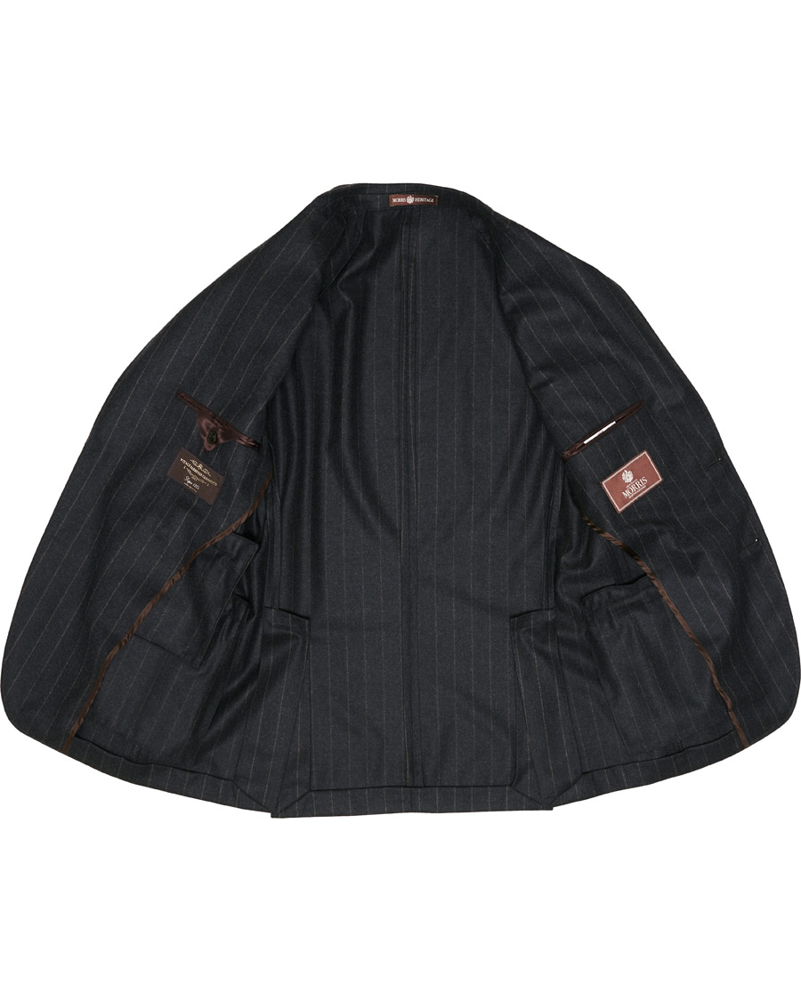 Herr | Kavajer | Morris Heritage | Frank Pinstripe Suit Jacket Grey