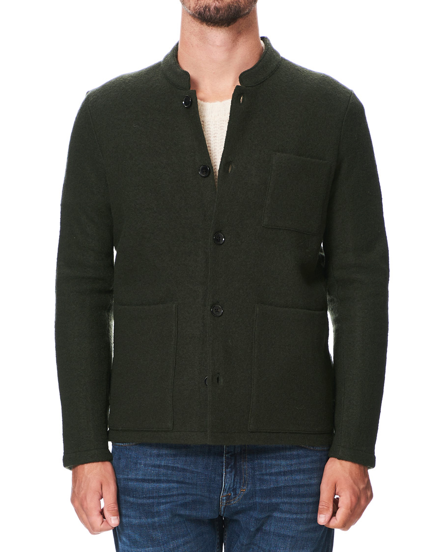 Herr | Kavajer | NN07 | Oswald Wool Blazer Army Green