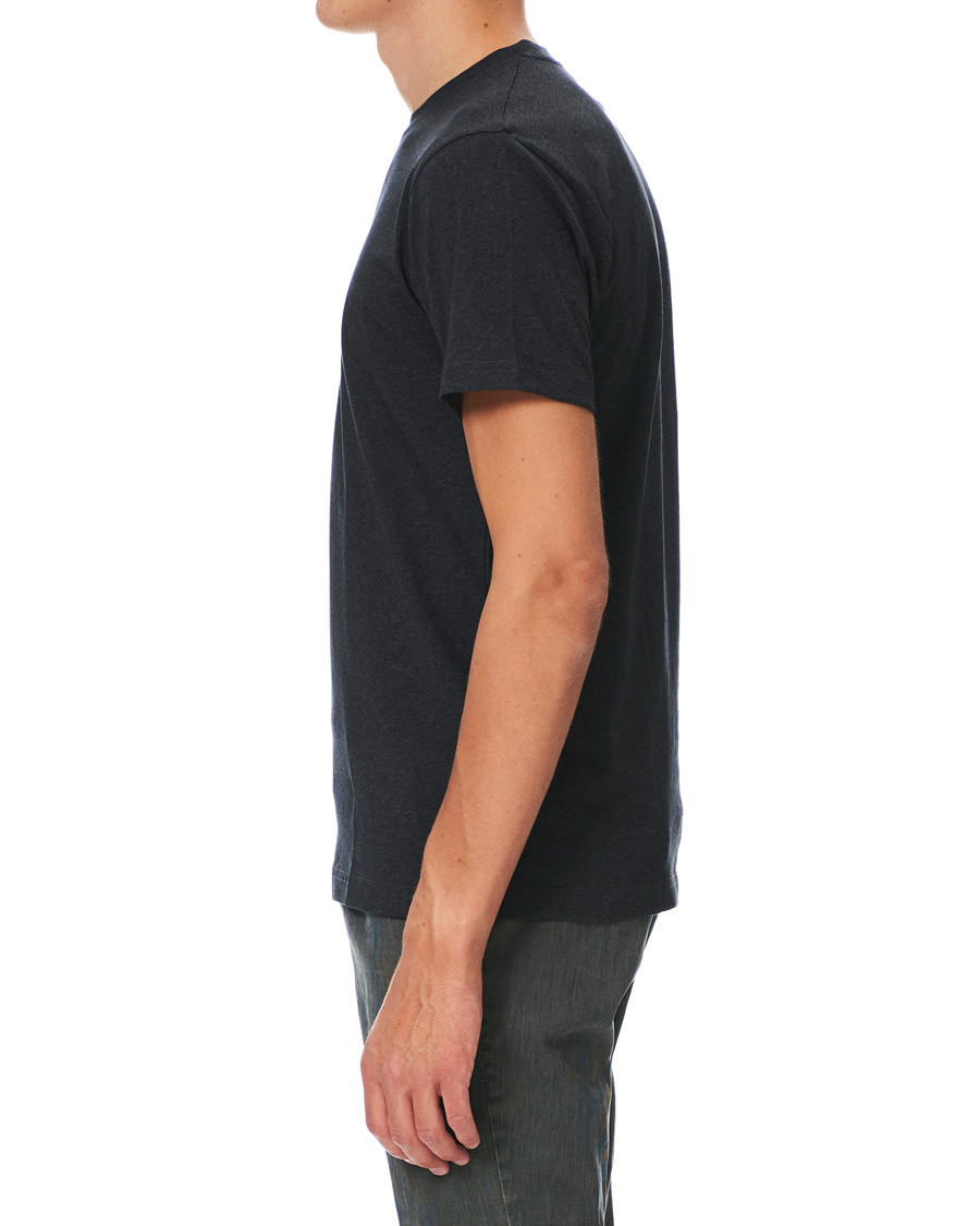 Herr | T-Shirts | Sunspel | Riviera Organic Tee Charcoal Melange