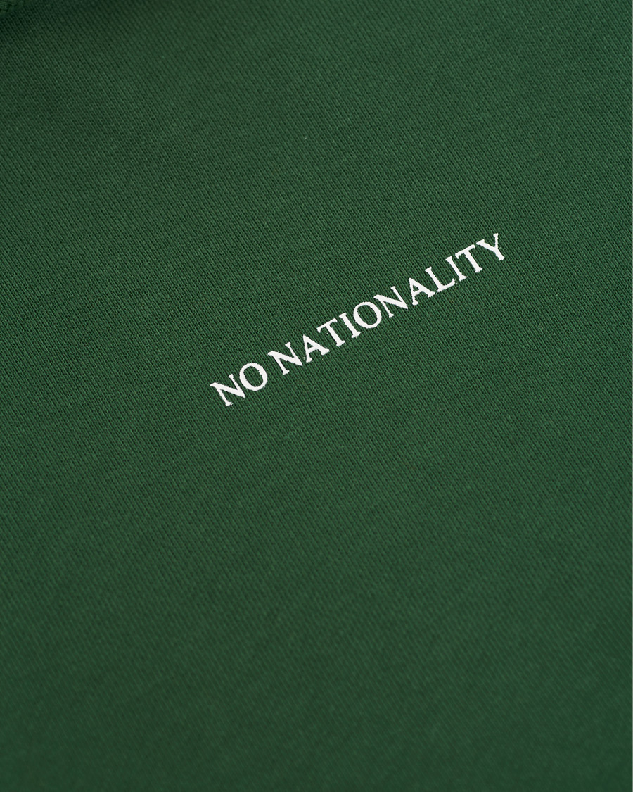 Herr | Tröjor | NN07 | Barrow Printed Hoodie Bottle Green