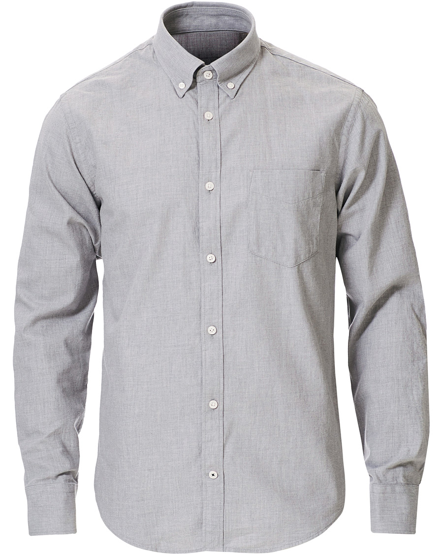 Herr | Skjortor | NN07 | Levon Light Flannel Shirt Grey