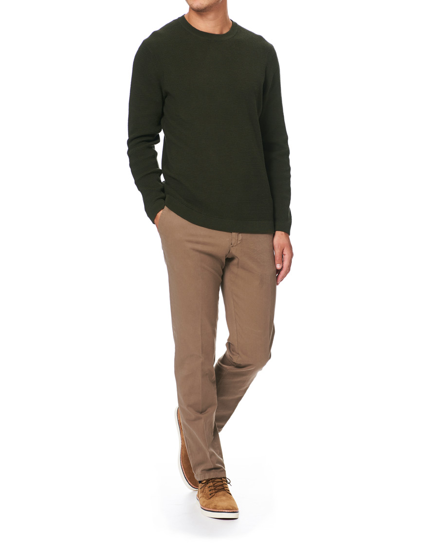 Herr | Tröjor | NN07 | Julian Structure Pullover Army Green