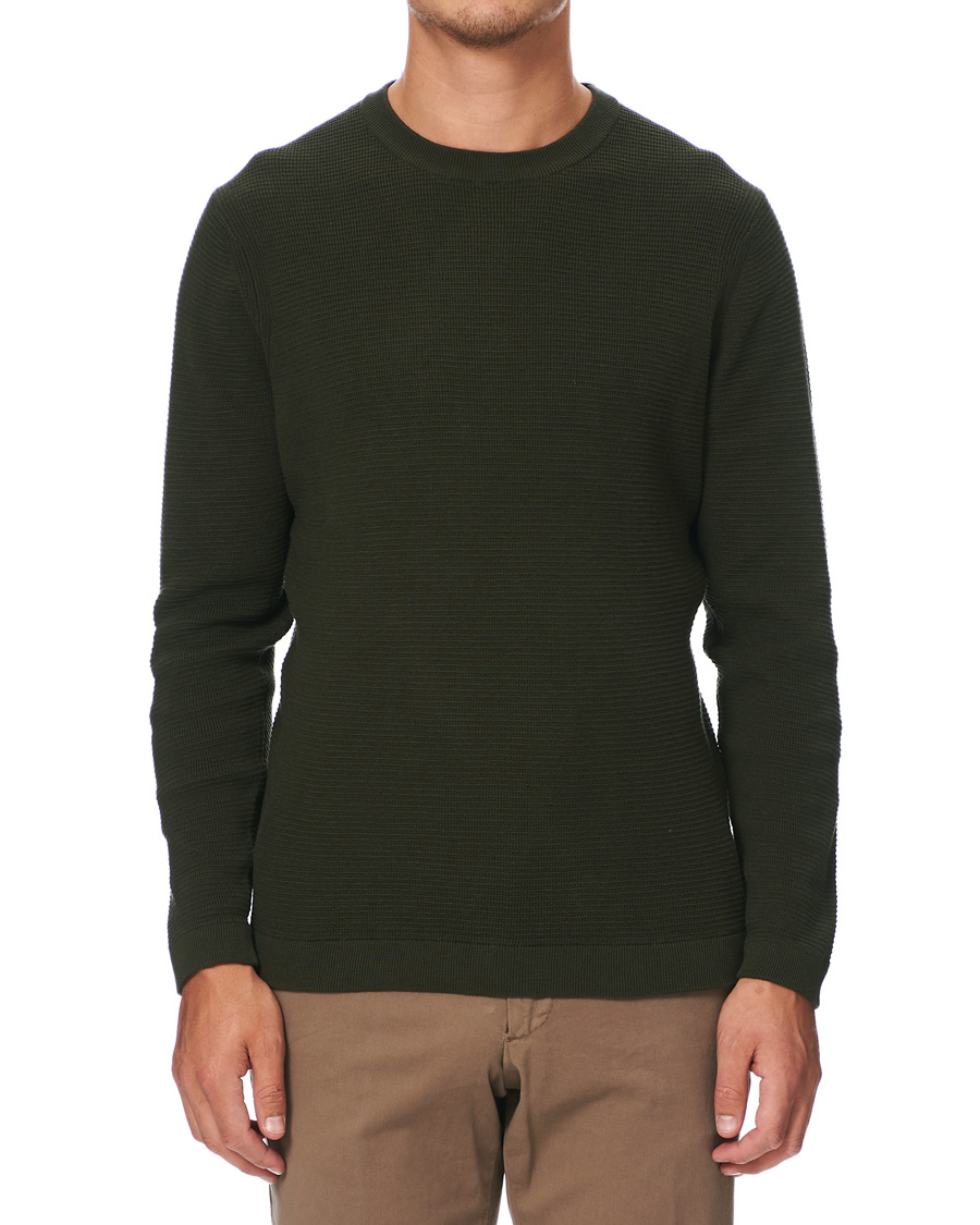 Herr | Tröjor | NN07 | Julian Structure Pullover Army Green