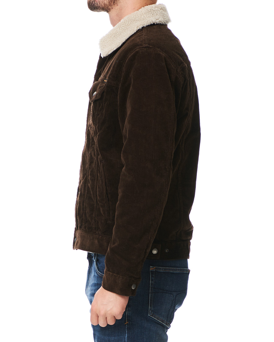 Herr | Jackor | Nudie Jeans | Bonny Corduroy Pile Jacket Brown