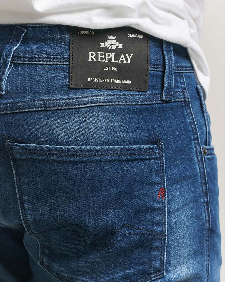 Herr | Jeans | Replay | Anbass Powerstretch Jeans Medium Blue