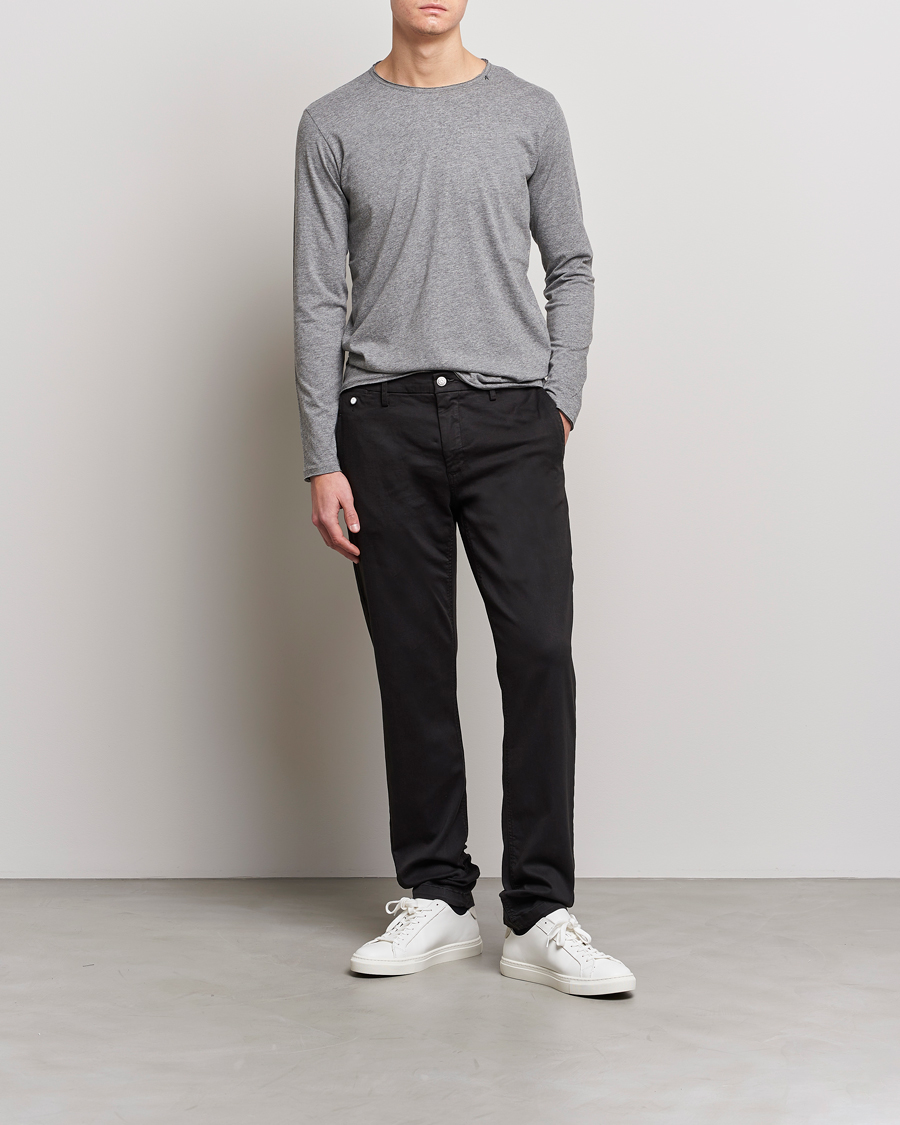 Herr | Byxor | Replay | Benni Hyperflex X-Lite Chinos Black