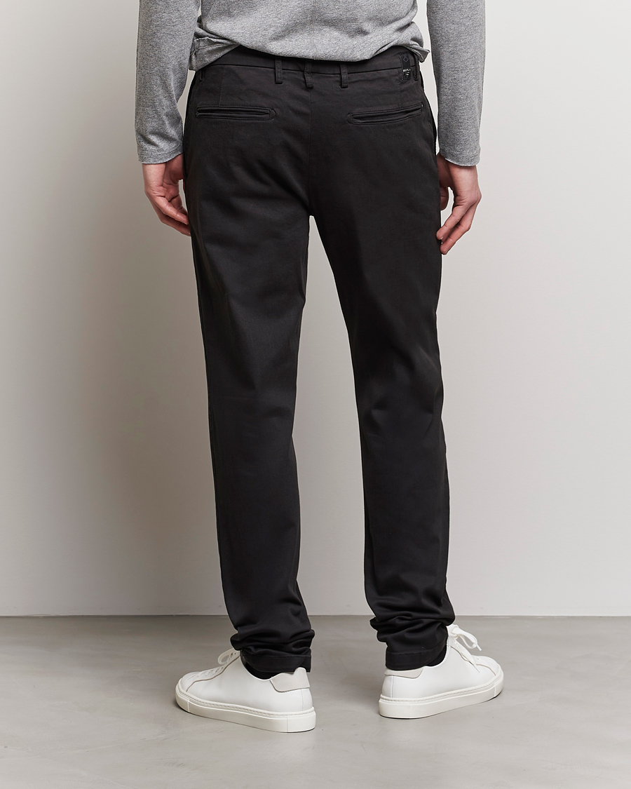 Herr | Byxor | Replay | Benni Hyperflex X-Lite Chinos Black