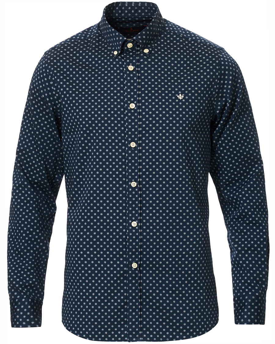 Herr | Skjortor | Morris | Maurice Button Down Shirt Blue