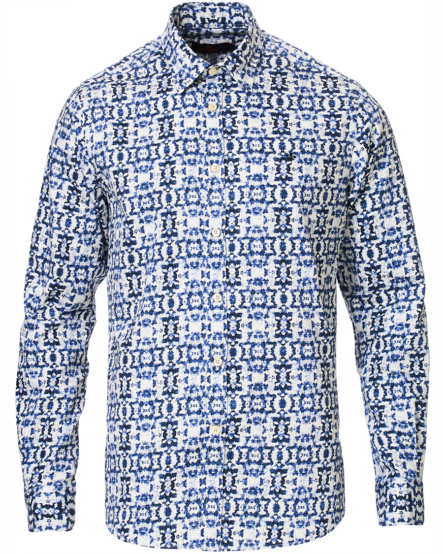 Herr | Skjortor | Morris | Pascal Button Under Shirt Blue