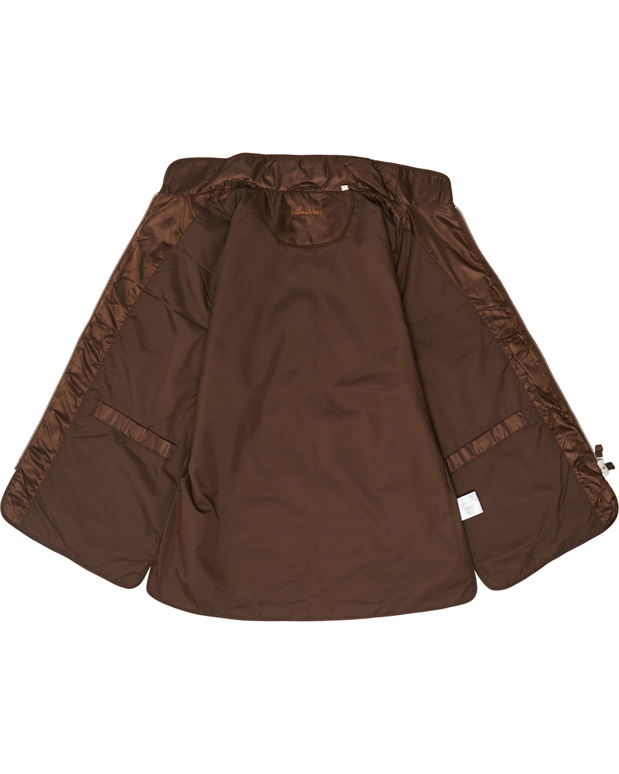 Herr | Jackor | Stenströms | Quilted Houndstooth Vest Brown