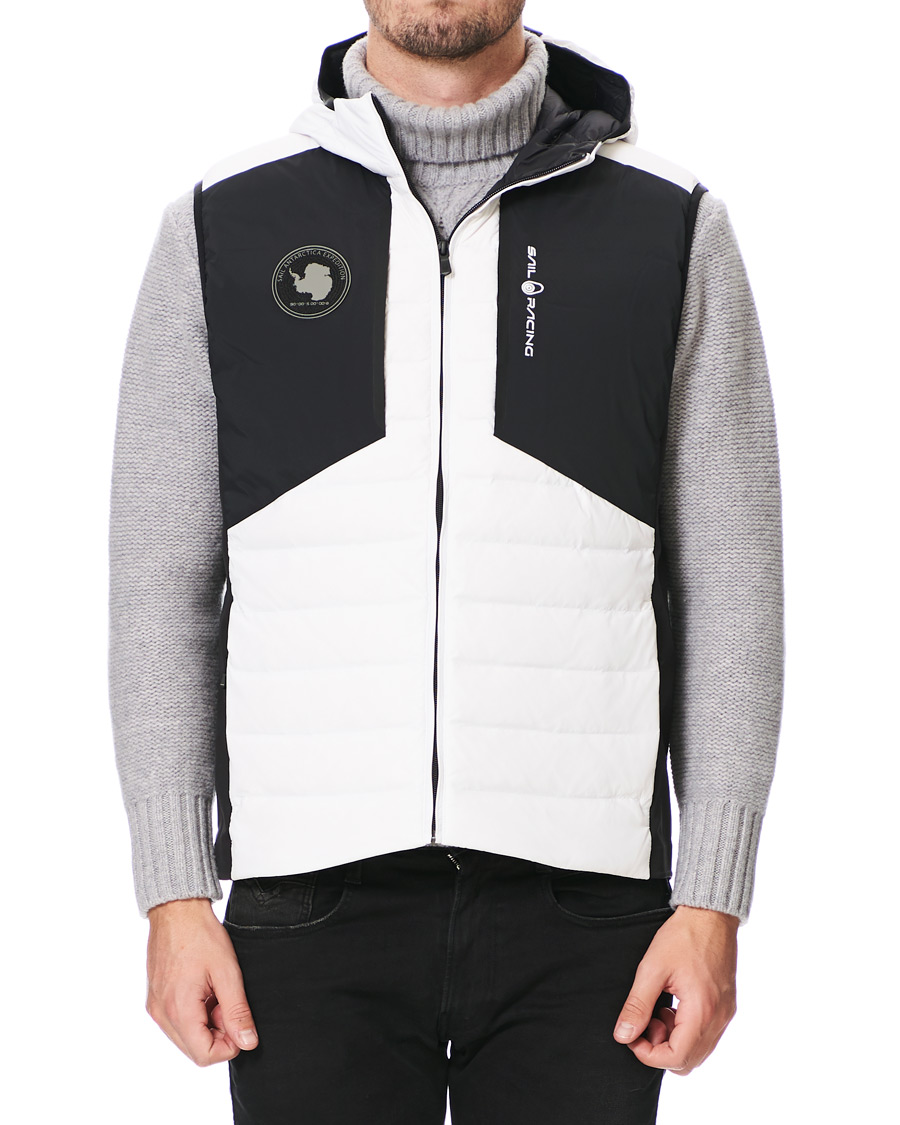 Herr | Jackor | Sail Racing | Antartica Hybrid Hooded Vest White