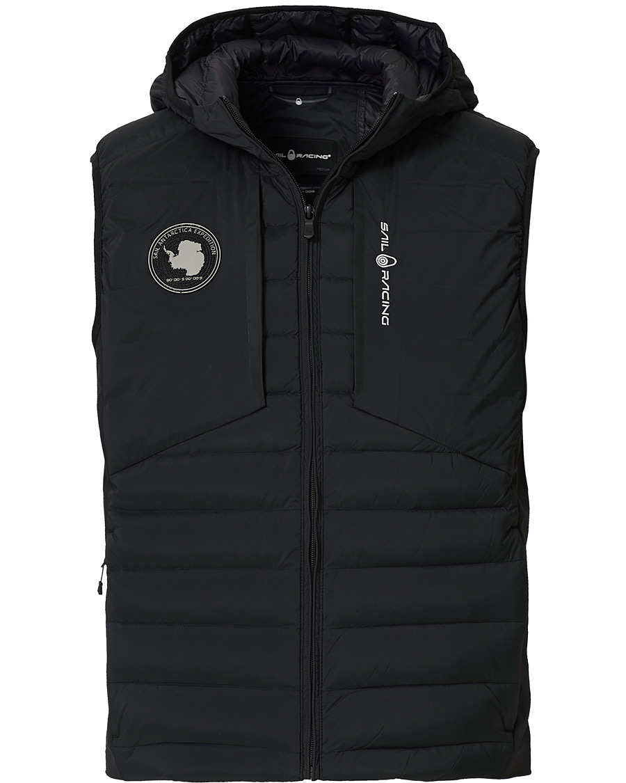 Herr | Jackor | Sail Racing | Antartica Hybrid Hooded Vest Carbon