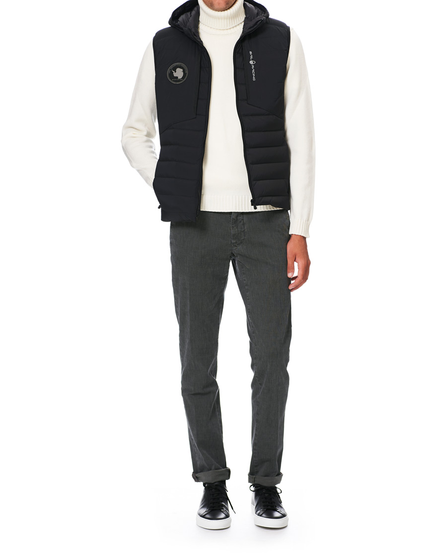 Herr | Jackor | Sail Racing | Antartica Hybrid Hooded Vest Carbon