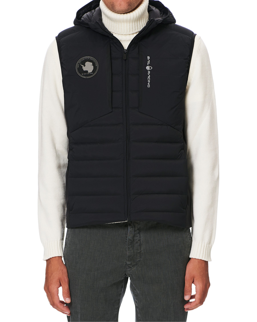Herr | Jackor | Sail Racing | Antartica Hybrid Hooded Vest Carbon
