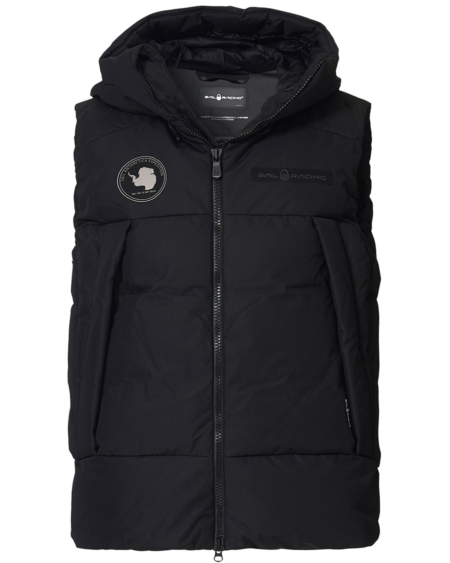Herr | Jackor | Sail Racing | Artic Down Hooded Vest Carbon